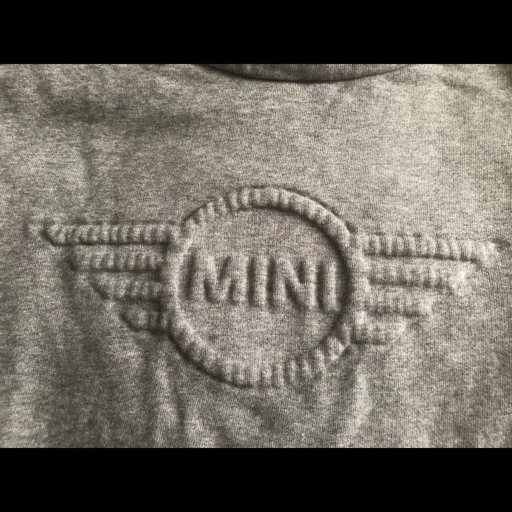 MINI LADIES EMBOSSED 3-D WING LOGO SWEATSHIRT GREY